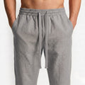 Straight Linen Pants