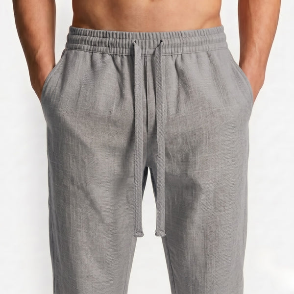 Straight Linen Pants