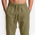 Straight Linen Pants