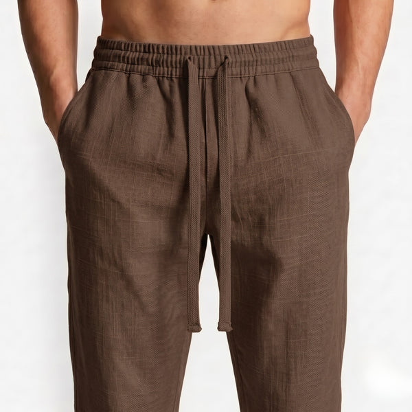 Straight Linen Pants